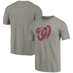 Washington Nationals Distressed Team Tri-Blend T-Shirt - MLB