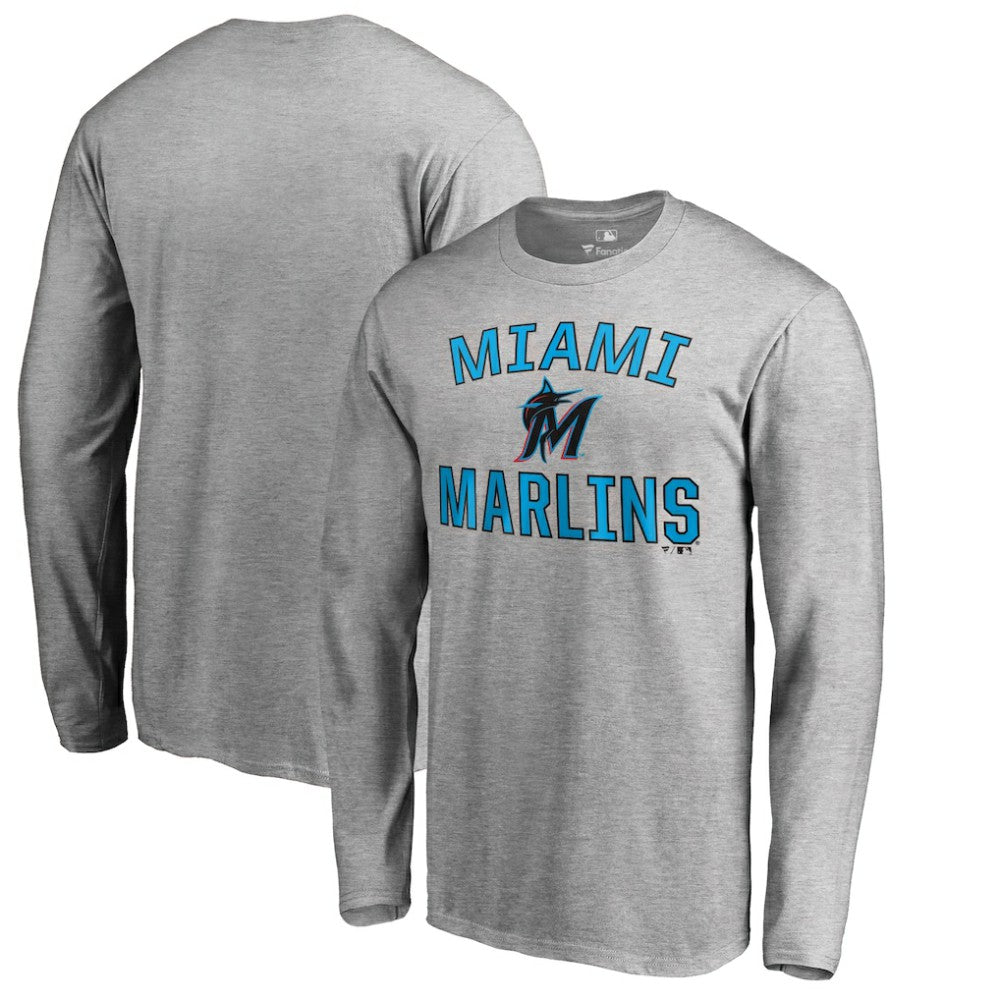 Miami Marlins Victory Arch Long Sleeve T-Shirt - MLB