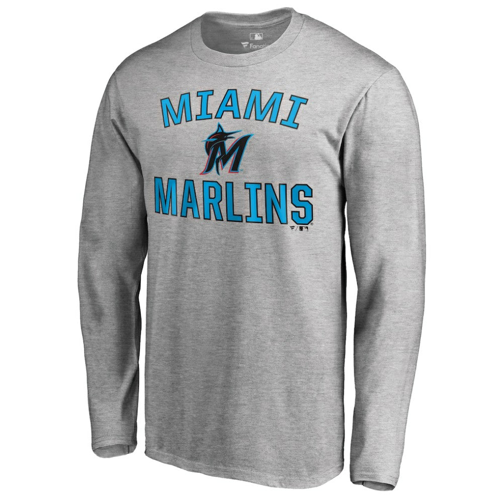 Miami Marlins Victory Arch Long Sleeve T-Shirt - MLB