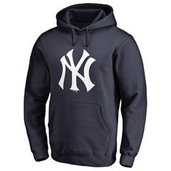New York Yankees Team Color Primary Logo 2 Pullover Hoodie - MLB