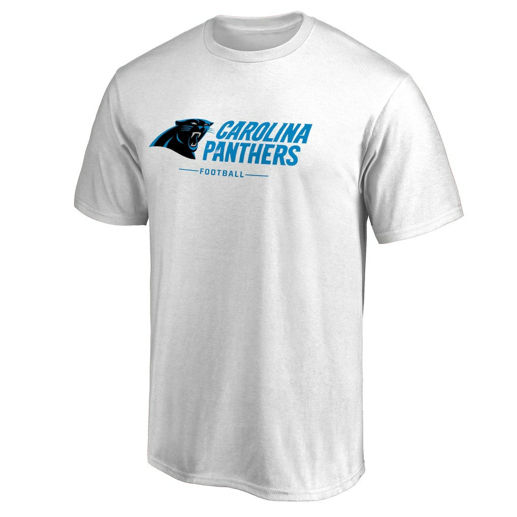 Carolina Panthers Team Lockup T-Shirt White | NFL