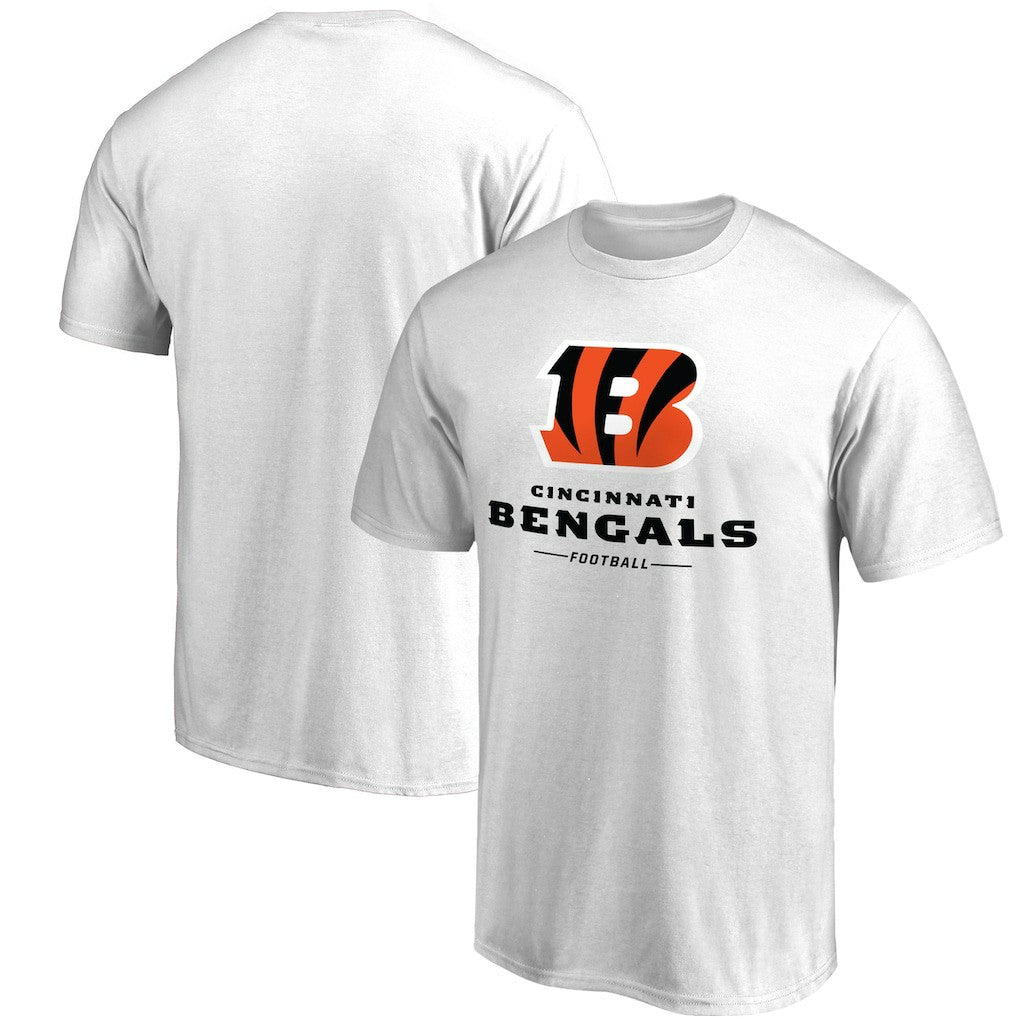 Cincinnati Bengals Team Lockup T-Shirt White | NFL