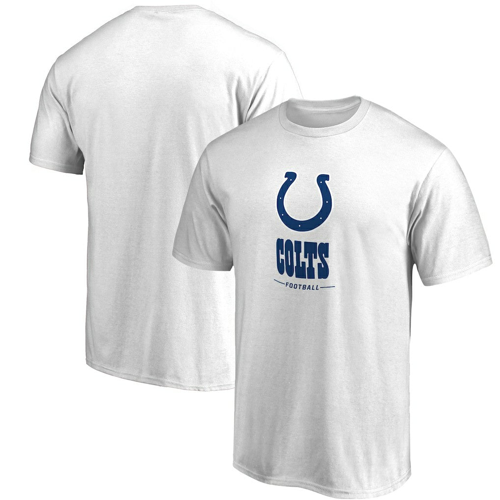 Indianapolis Colts Team Lockup T-Shirt White | NFL