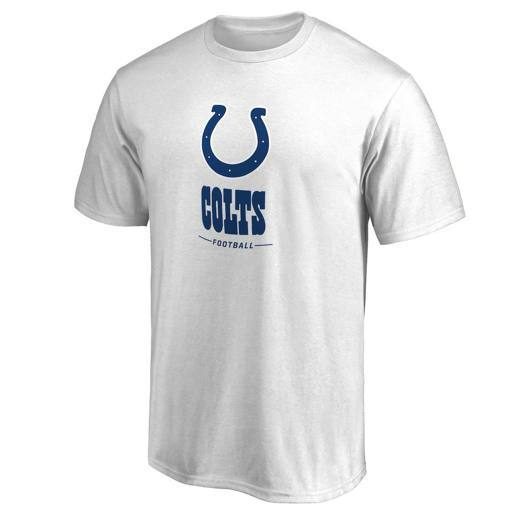 Indianapolis Colts Team Lockup T-Shirt White | NFL