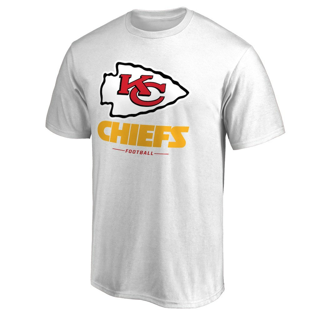 Kansas City Chiefs Team Lockup II T-Shirt White | NFL