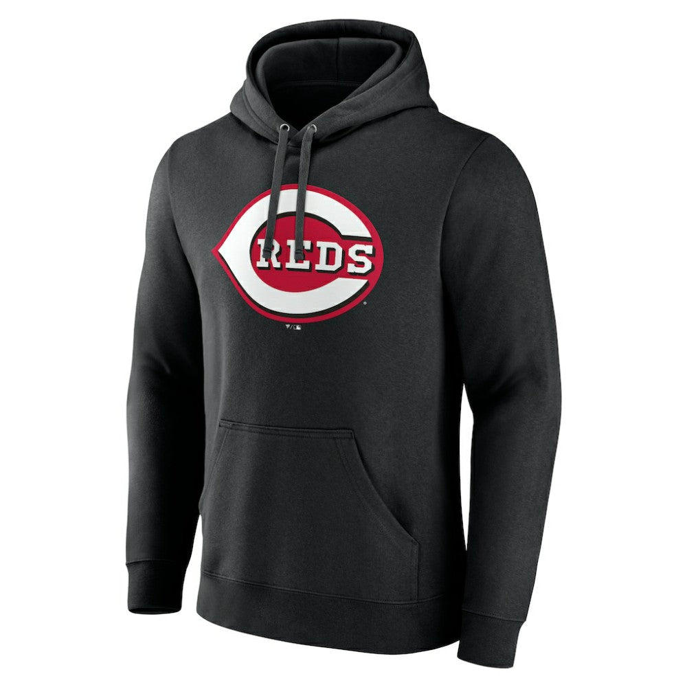 Cincinnati Reds Official Logo Fitted Pullover Hoodie - MLB