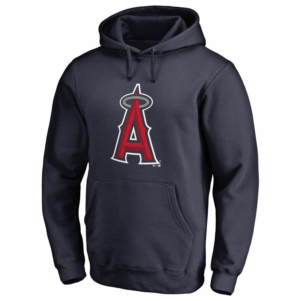 Los Angeles Angels Official Logo Fitted Pullover Hoodie - MLB