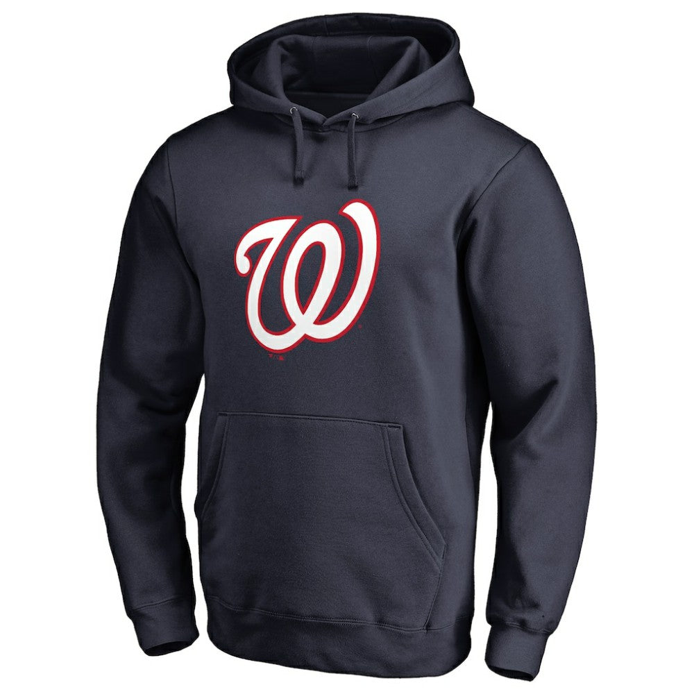 Washington Nationals Official Logo Fitted Pullover Hoodie - MLB