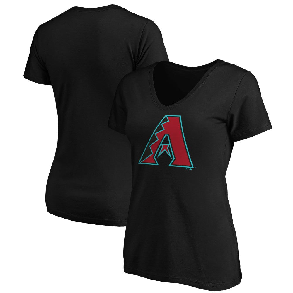 Arizona Diamondbacks Women's Secondary Color Primary Logo T-Shirt - MLB