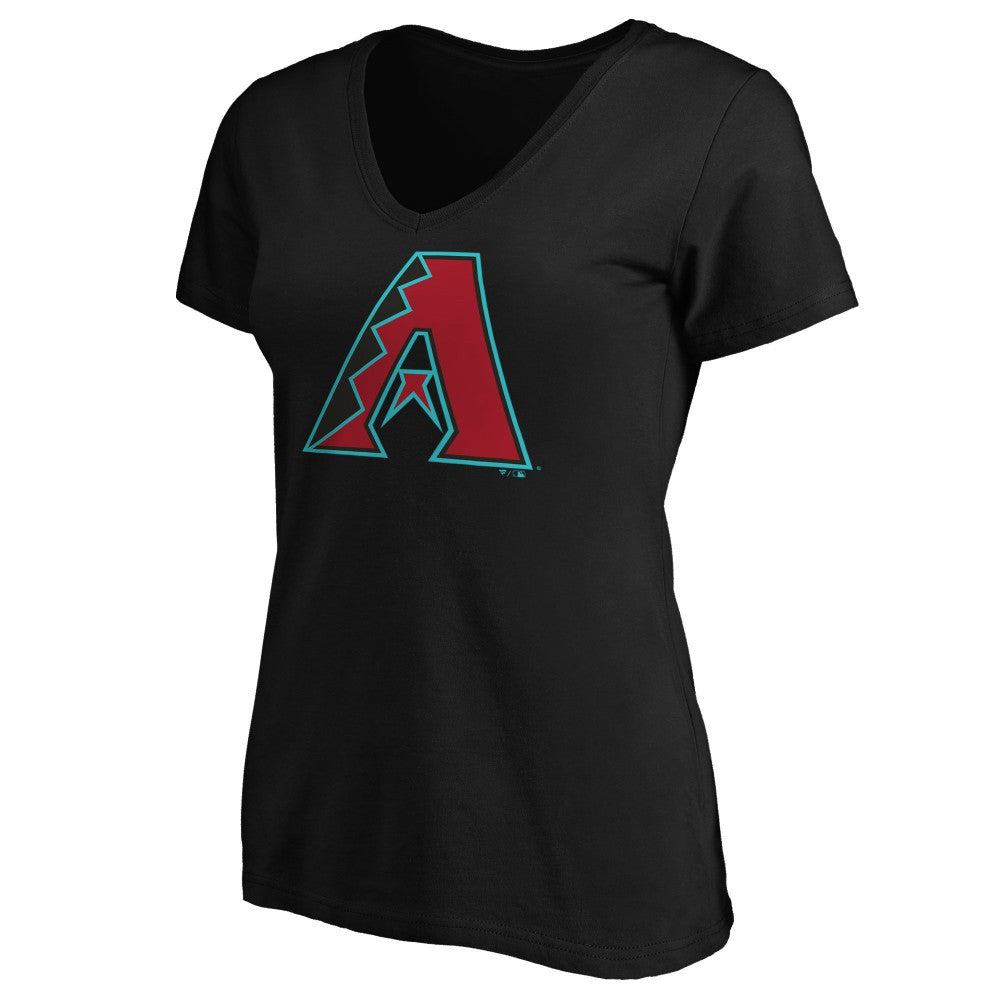 Arizona Diamondbacks Women's Secondary Color Primary Logo T-Shirt - MLB