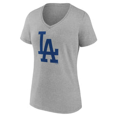 Los Angeles Dodgers Women's Secondary Color Primary Logo T-Shirt - MLB