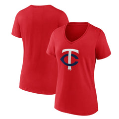 Minnesota Twins Women's Secondary Color Primary Logo T-Shirt - MLB
