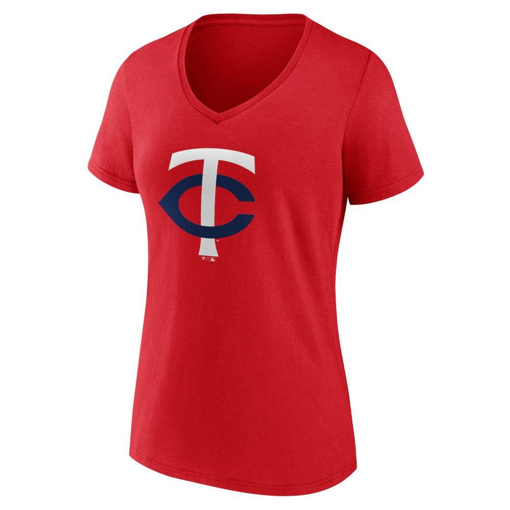 Minnesota Twins Women's Secondary Color Primary Logo T-Shirt - MLB