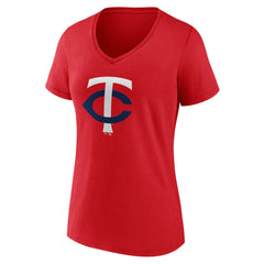 Minnesota Twins Women's Secondary Color Primary Logo T-Shirt - MLB