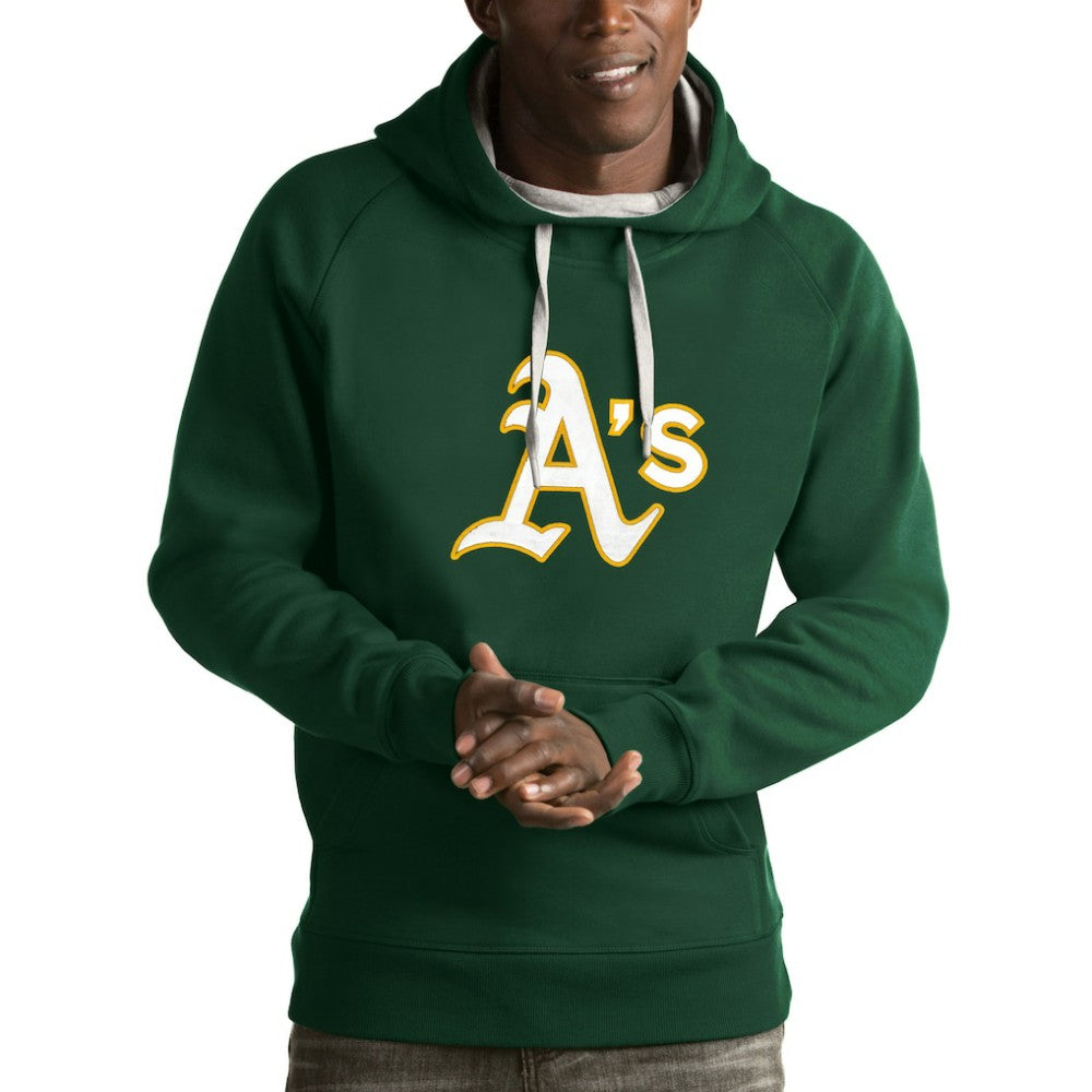 Athletics Antigua Victory Pullover Hoodie - MLB