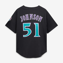 Randy Johnson Arizona Diamondbacks Mitchell & Ness Cooperstown Collection Mesh Batting Practice Button-Up Jersey - MLB