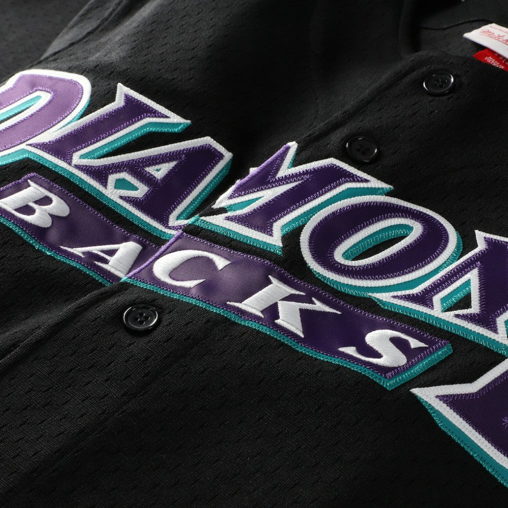 Randy Johnson Arizona Diamondbacks Mitchell & Ness Cooperstown Collection Mesh Batting Practice Button-Up Jersey - MLB