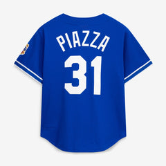 Mike Piazza Los Angeles Dodgers Mitchell & Ness Cooperstown Collection Mesh Batting Practice Button-Up Jersey - MLB