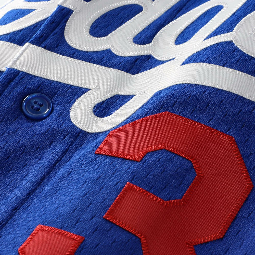 Mike Piazza Los Angeles Dodgers Mitchell & Ness Cooperstown Collection Mesh Batting Practice Button-Up Jersey - MLB