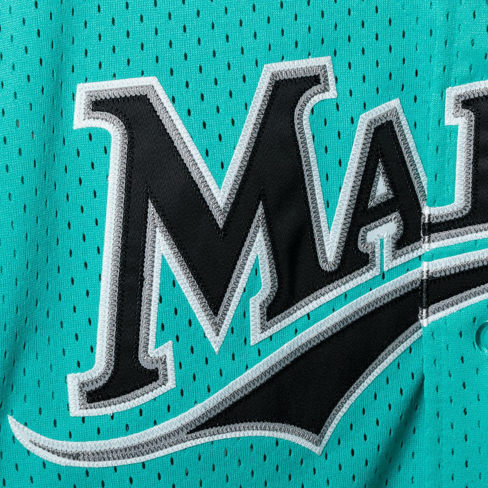 Andre Dawson Florida Marlins Mitchell & Ness Cooperstown Collection Mesh Batting Practice Button-Up Jersey - MLB