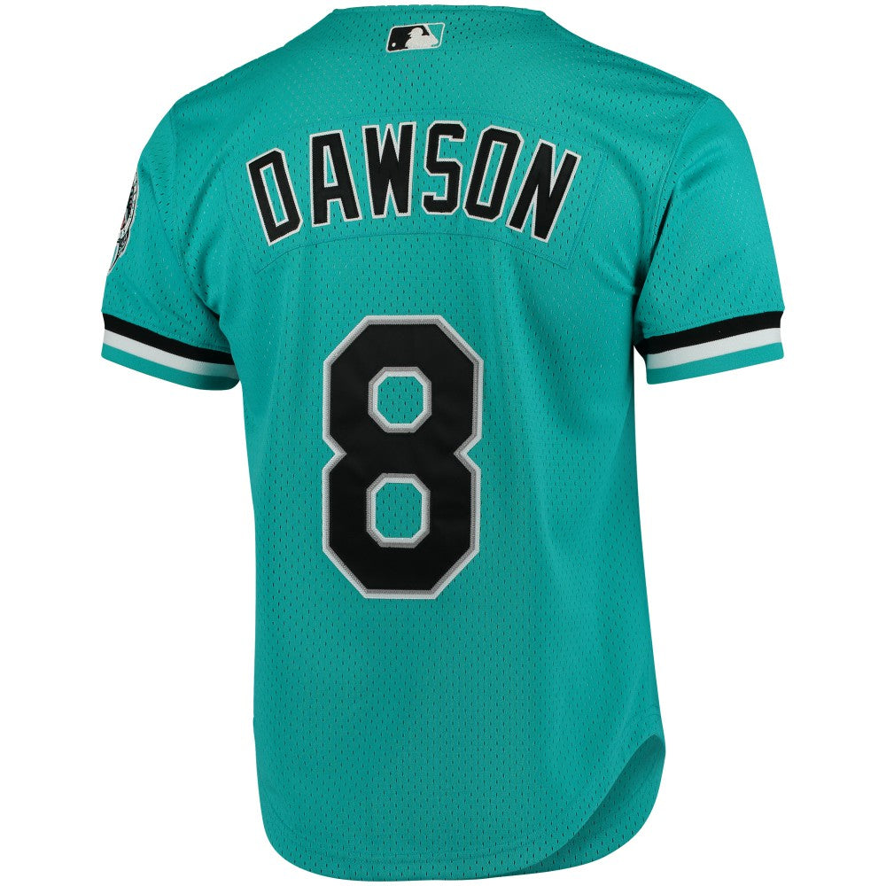 Andre Dawson Florida Marlins Mitchell & Ness Cooperstown Collection Mesh Batting Practice Button-Up Jersey - MLB