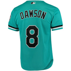 Andre Dawson Florida Marlins Mitchell & Ness Cooperstown Collection Mesh Batting Practice Button-Up Jersey - MLB