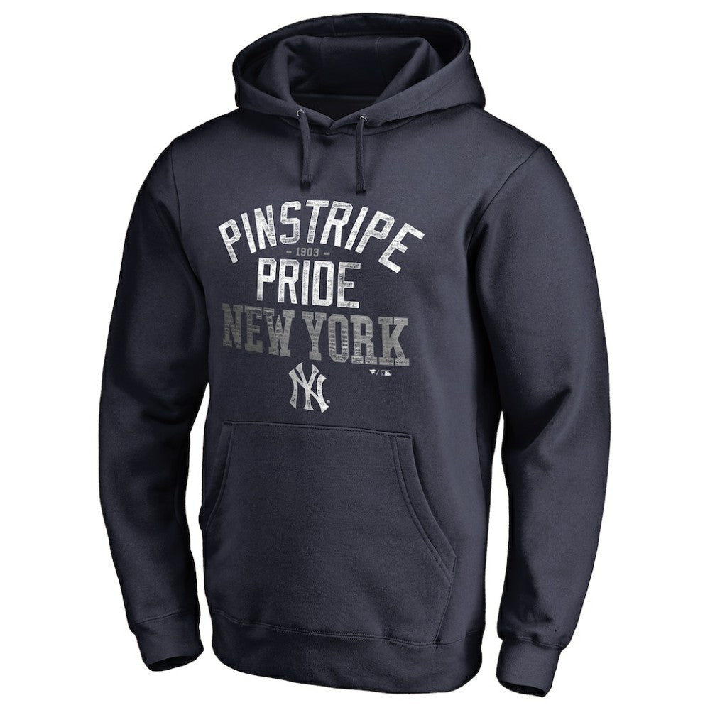 New York Yankees Hometown Collection Pinstripe Pride Pullover Hoodie - MLB