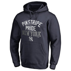 New York Yankees Hometown Collection Pinstripe Pride Pullover Hoodie - MLB