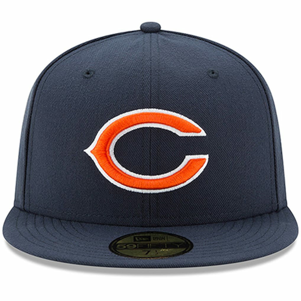 Chicago Bears New Era Omaha 59FIFTY Fitted Hat Navy | NFL