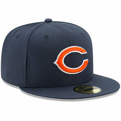 Chicago Bears New Era Omaha 59FIFTY Fitted Hat Navy | NFL