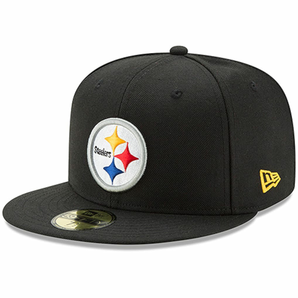 Pittsburgh Steelers New Era Omaha 59FIFTY Fitted Hat Black | NFL