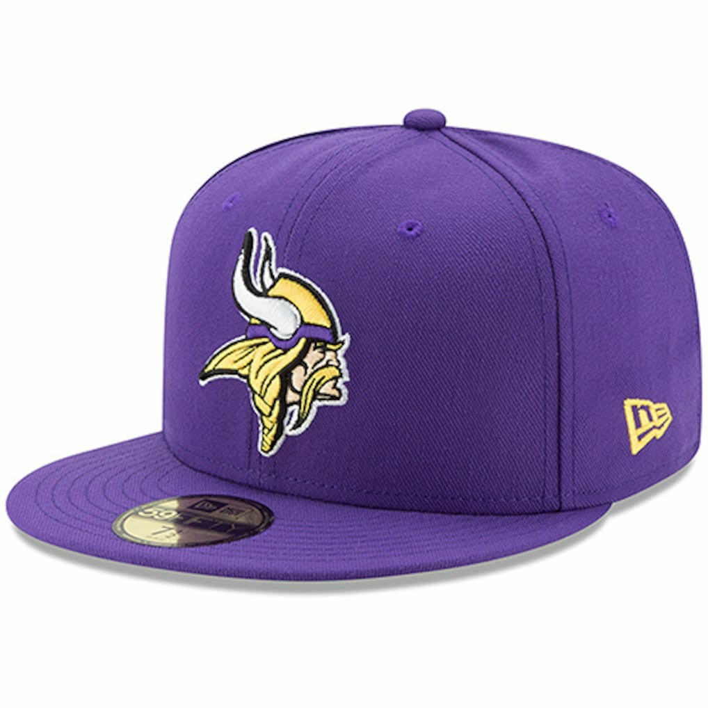 Minnesota Vikings New Era Omaha 59FIFTY Fitted Hat Purple | NFL