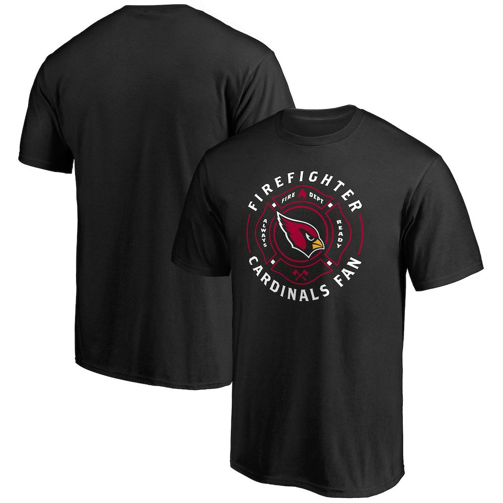 Arizona Cardinals Black Firefighter T-Shirt | NFL