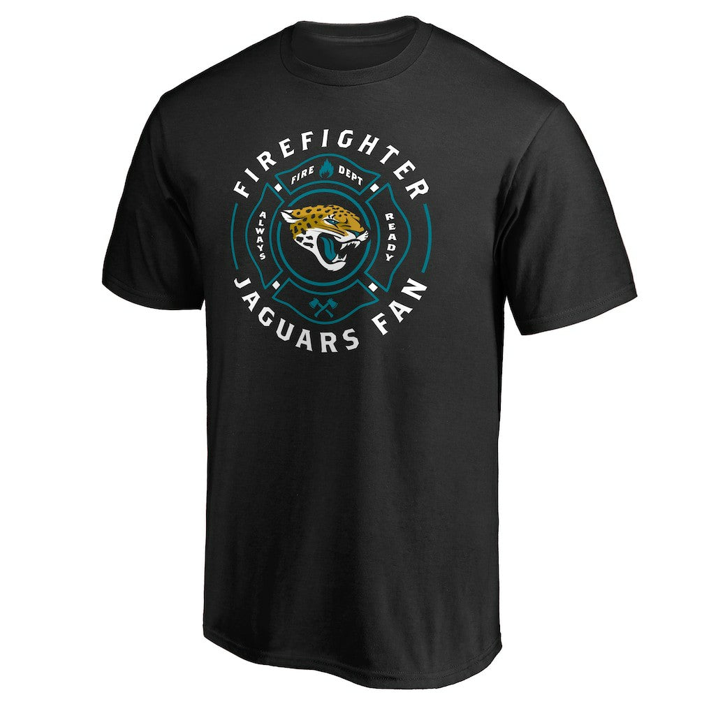 Jacksonville Jaguars Black Firefighter T-Shirt | NFL