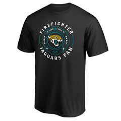 Jacksonville Jaguars Black Firefighter T-Shirt | NFL