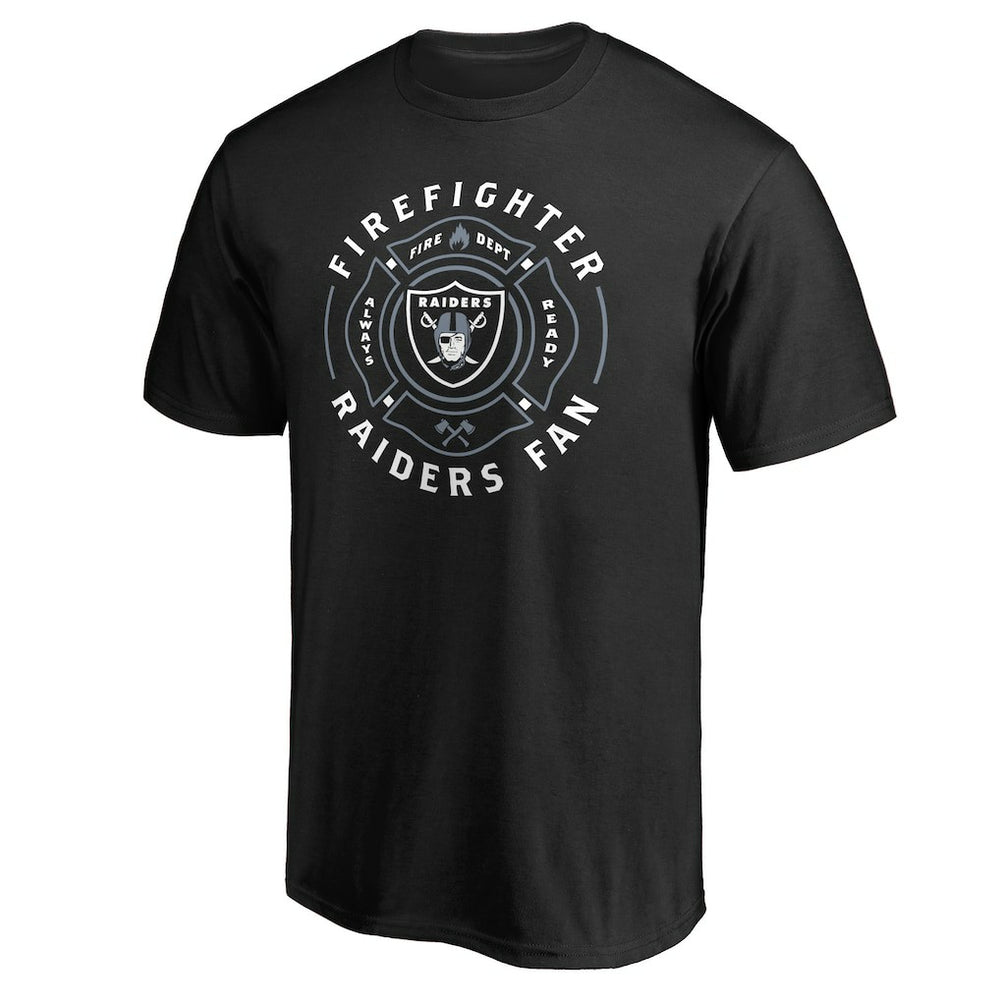 Las Vegas Raiders Black Firefighter T-Shirt | NFL