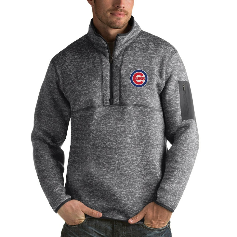 Chicago Cubs Antigua Fortune Half-Zip Sweater - MLB