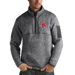Boston Red Sox Antigua Fortune Half-Zip Sweater - MLB