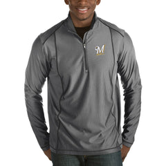 Milwaukee Brewers Antigua Tempo Half-Zip Pullover Jacket - MLB