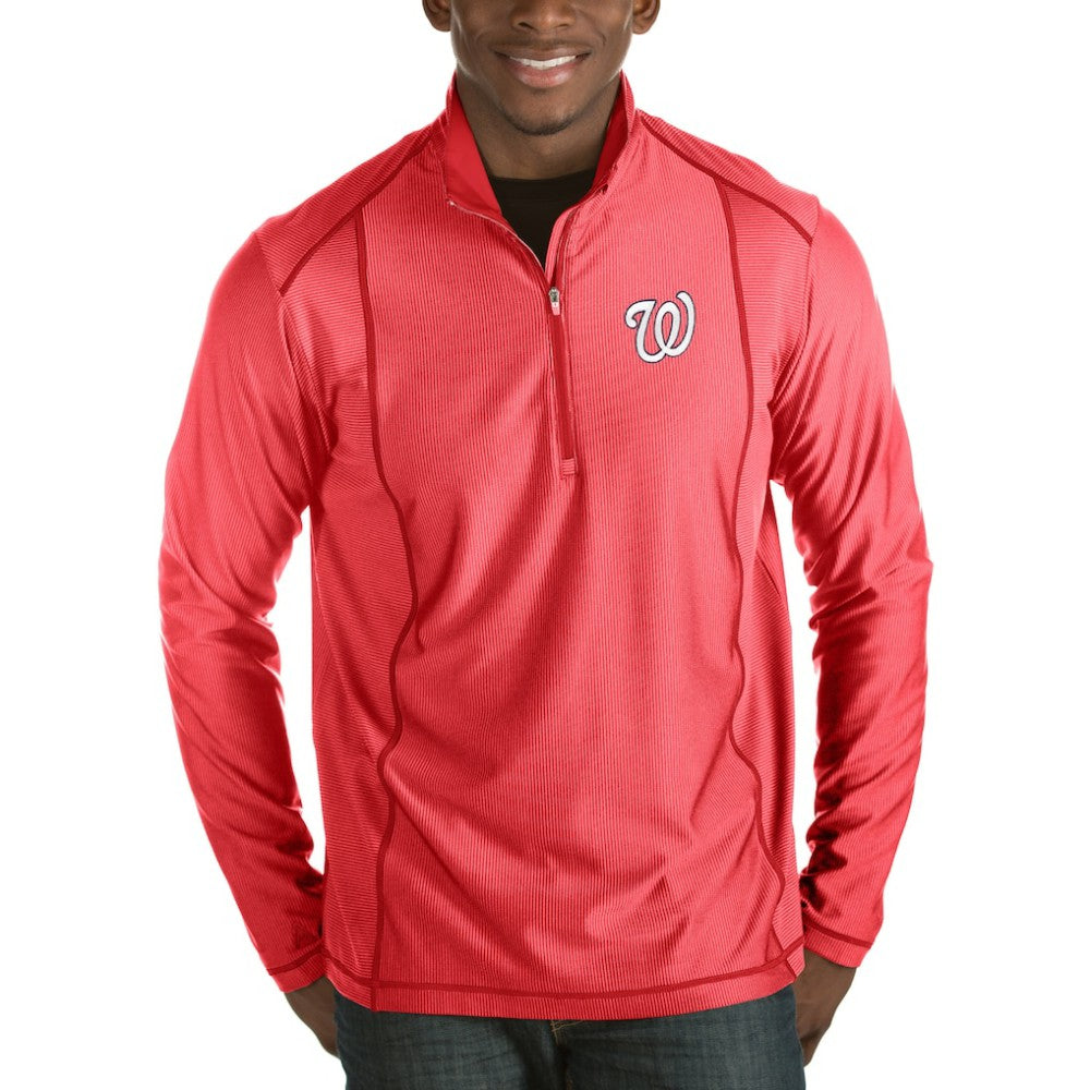 Washington Nationals Antigua Tempo Half-Zip Pullover Jacket - MLB