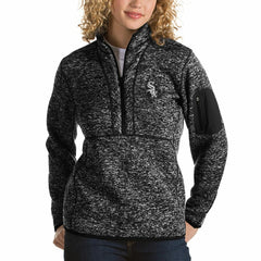 Chicago White Sox Antigua Women's Fortune Half-Zip Pullover Sweater - MLB