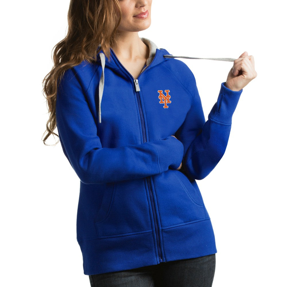 New York Mets Antigua Women's Victory Full-Zip Hoodie - MLB