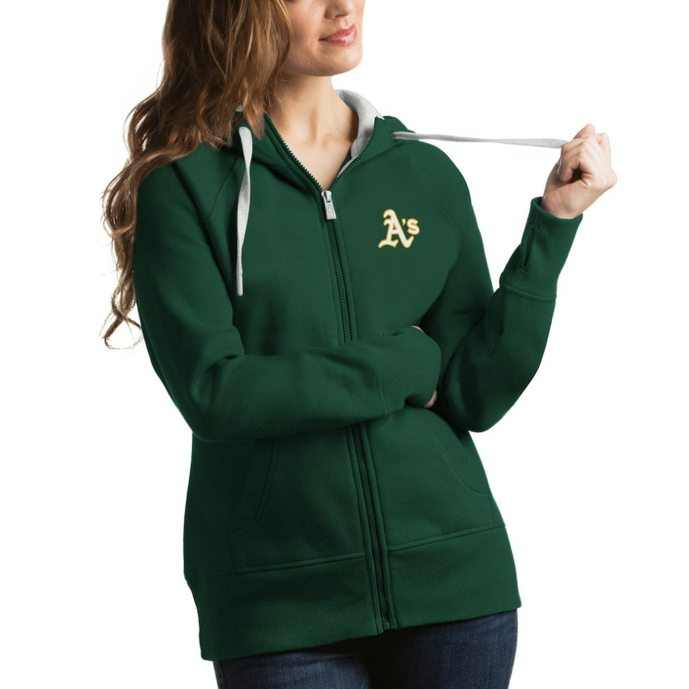 Athletics Antigua Women's Victory Full-Zip Hoodie - MLB