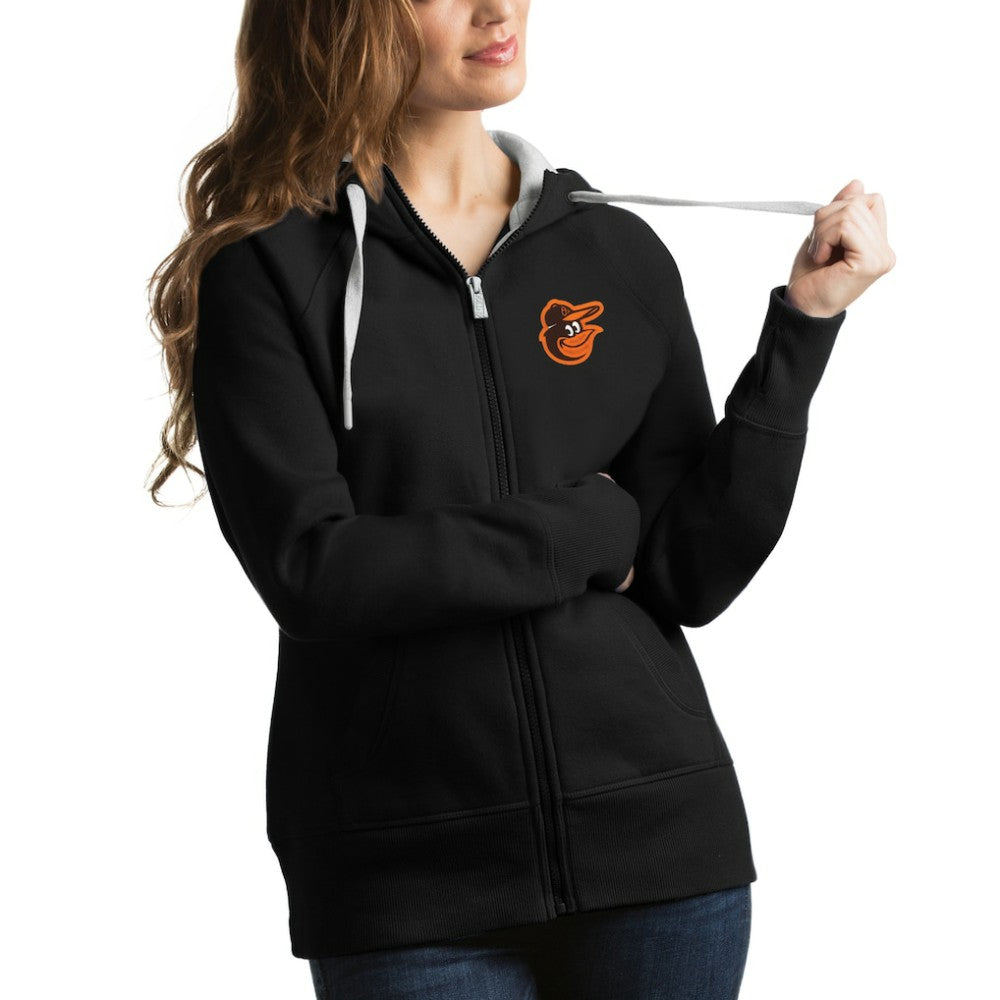 Baltimore Orioles Antigua Women's Victory Full-Zip Hoodie - MLB