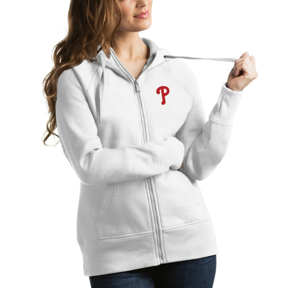 Philadelphia Phillies Antigua Women's Victory Full-Zip Hoodie - MLB