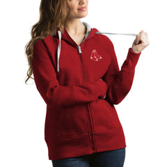 Boston Red Sox Antigua Women's Victory Full-Zip Hoodie - MLB