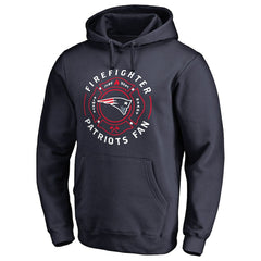 New England Patriots Firefighter Pullover Hoodie Navy | NFL