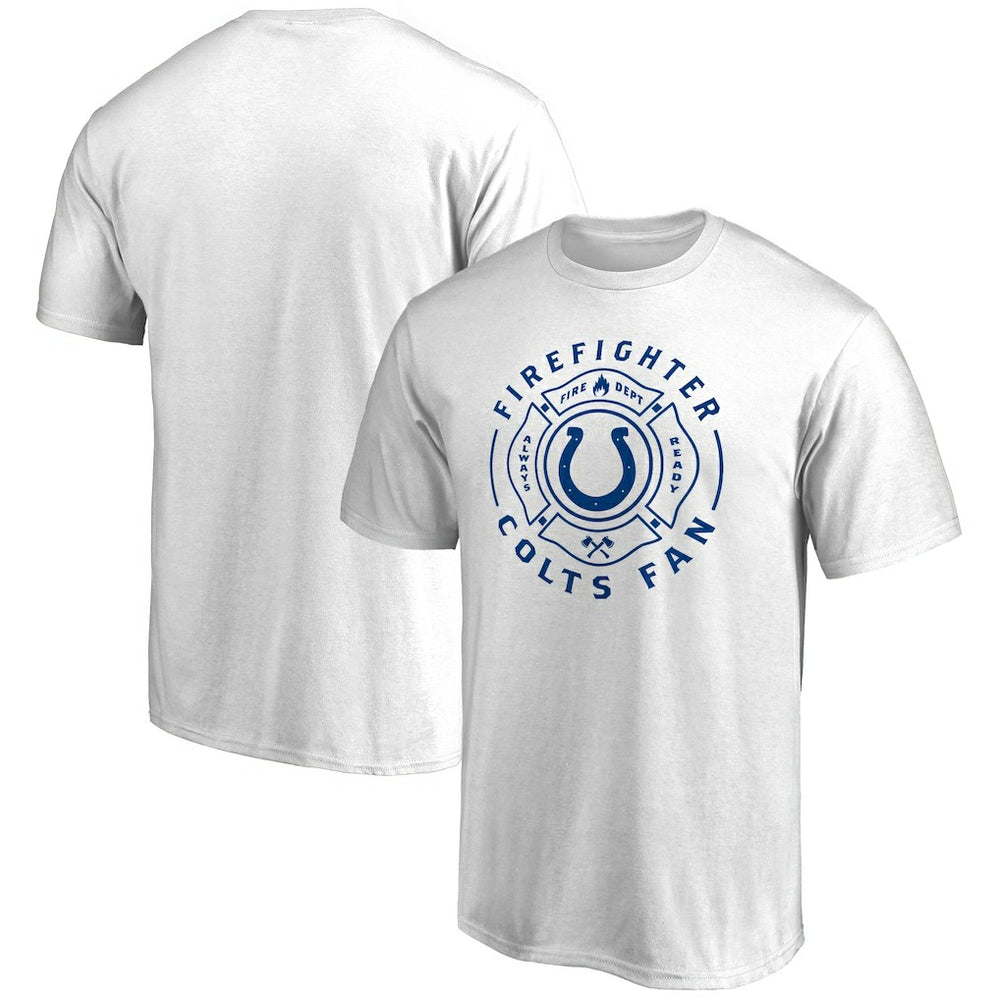 Indianapolis Colts Firefighter T-Shirt White | NFL