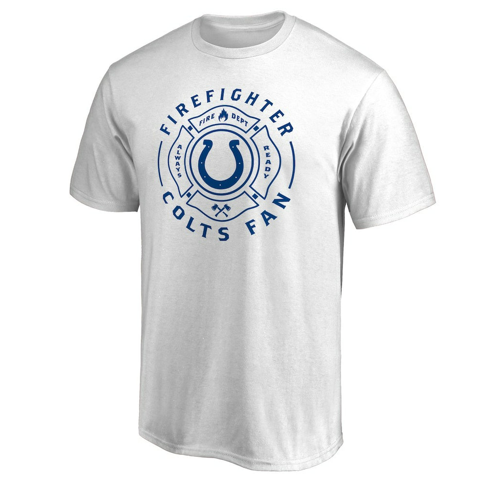 Indianapolis Colts Firefighter T-Shirt White | NFL