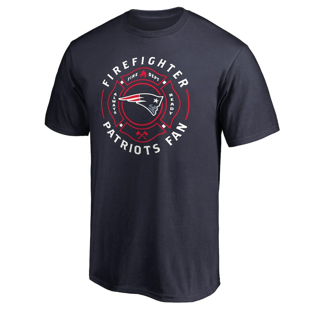 New England Patriots Firefighter T-Shirt Navy | NFL